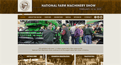 Desktop Screenshot of farmmachineryshow.org